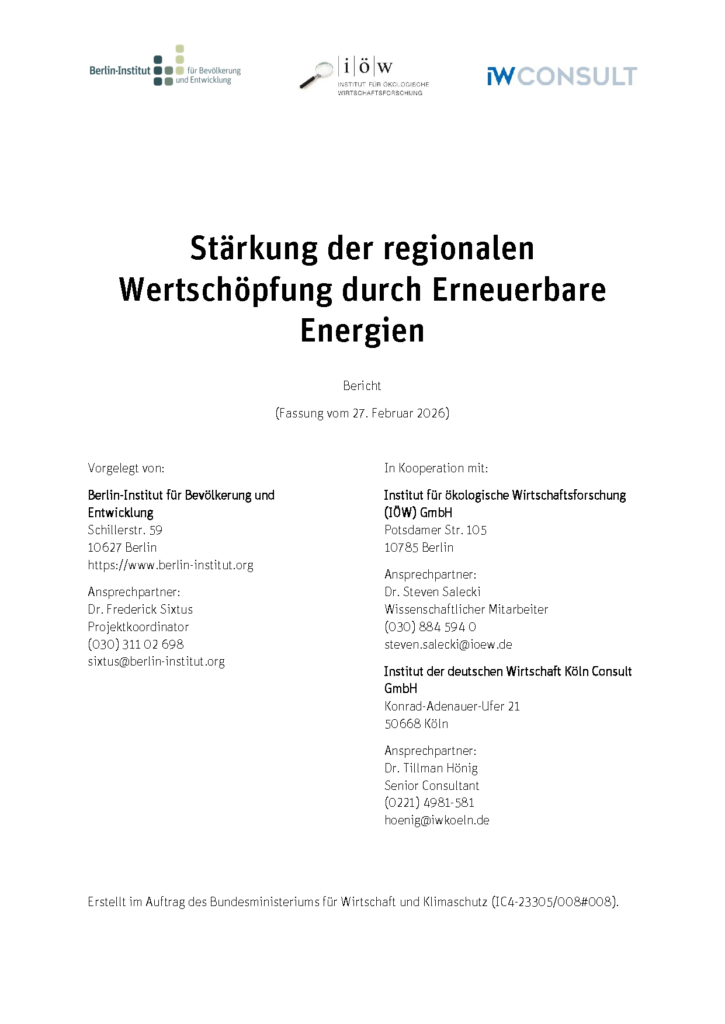 Studie öffnen
